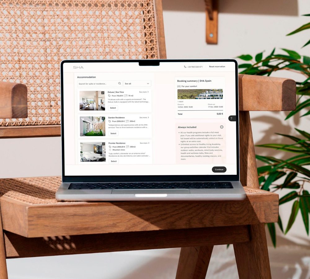 Vista previa SHA Wellness